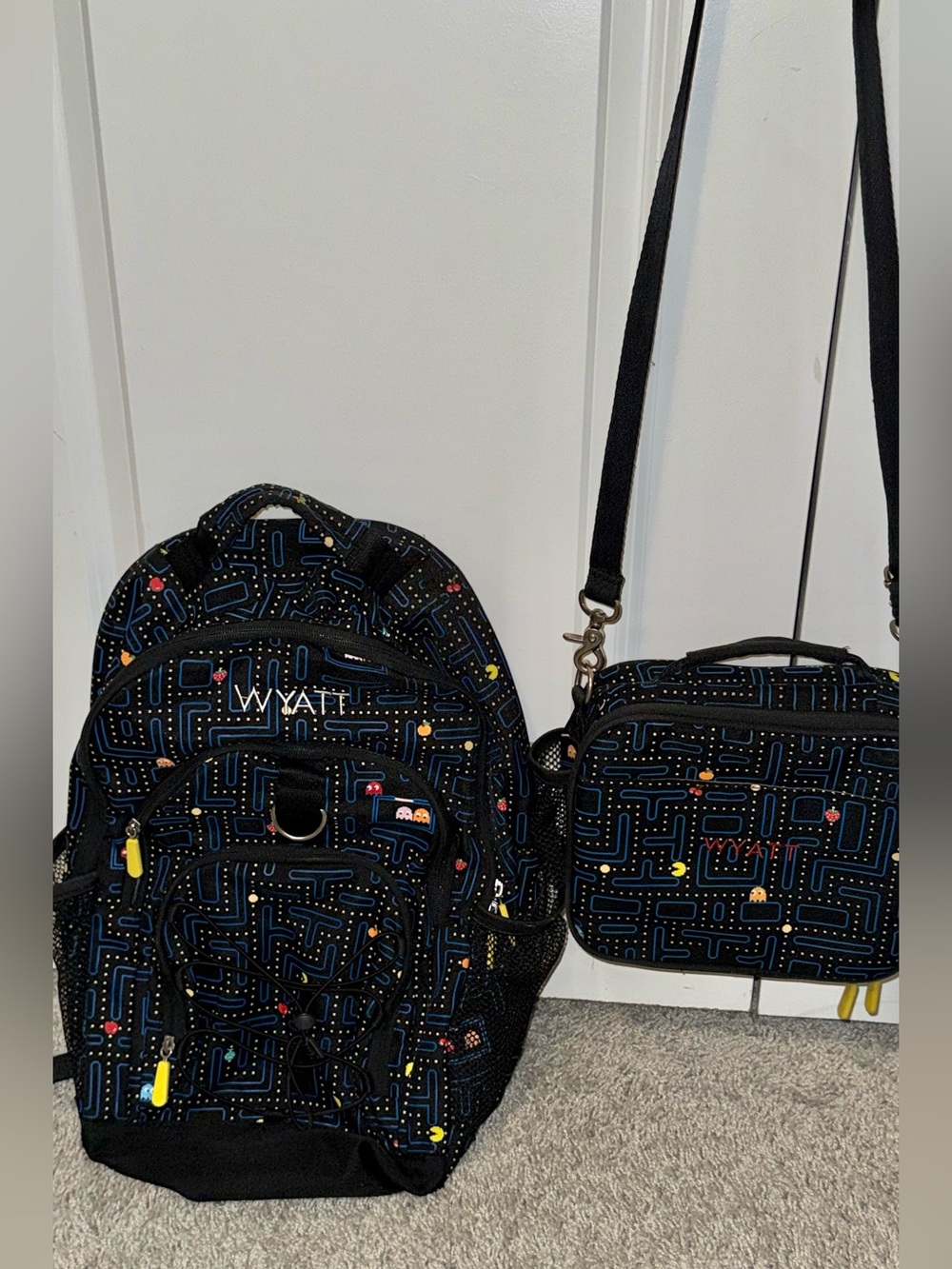 Pottery Barn Teen PAC-MAN Backpack & Lunch Bundle